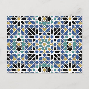 Moorish tile 2012 Calendar Postcard