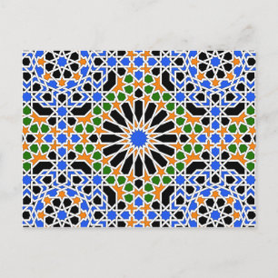 Moorish tile 2012 Calendar Postcard