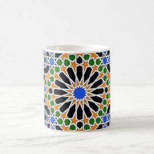 Moorish tile coffee mug