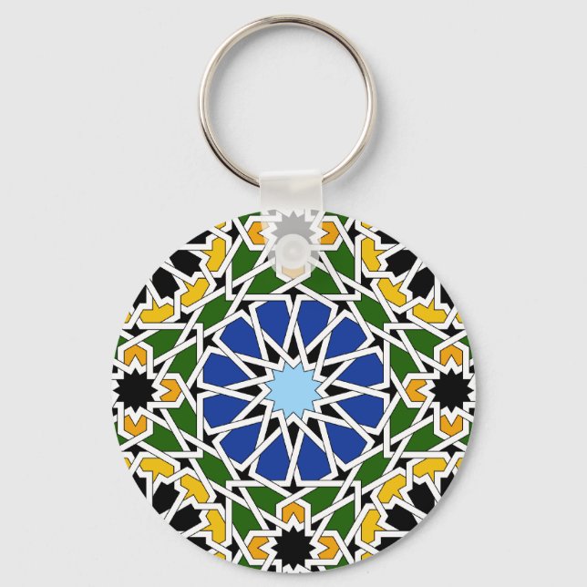 Moorish tile key ring (Front)