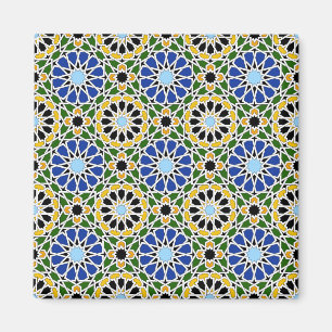 Moorish tile magnet