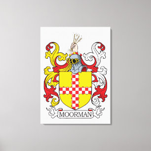 Moorman Family Crest Canvas Print