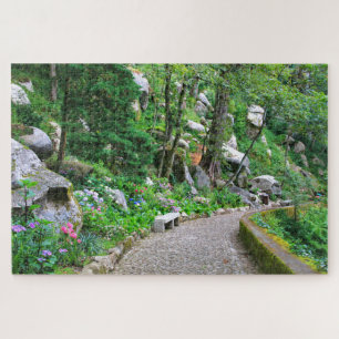 Moors' Castle garden, Sintra, Portugal Jigsaw Puzzle