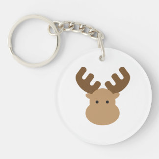 Moose Acrylic Keychain