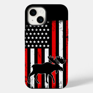 Moose American Flag Case-Mate iPhone 14 Case