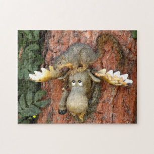 Moose and Squirrel Jigsaw Puzzle