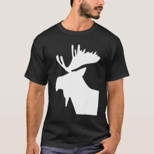 Moose Antlers Sweden Norway Finland Scandinavia T-Shirt