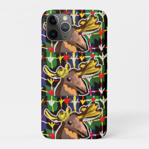 Moose art style  golf head cover