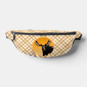 Moose at Sunset - Original Wildlife Art Bum Bags
