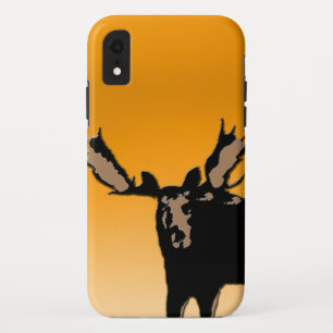Moose at Sunset  - Original Wildlife Art iPhone XR Case