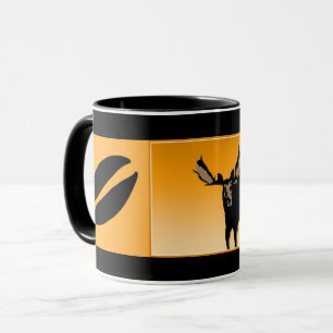Moose at Sunset  - Original Wildlife Art Mug