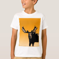 Moose at Sunset  - Original Wildlife Art