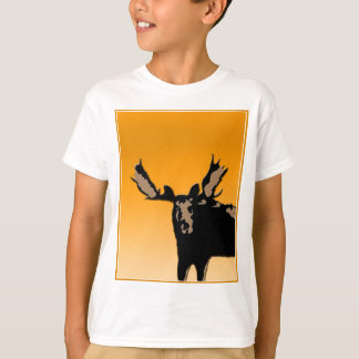 Moose at Sunset  - Original Wildlife Art T-Shirt