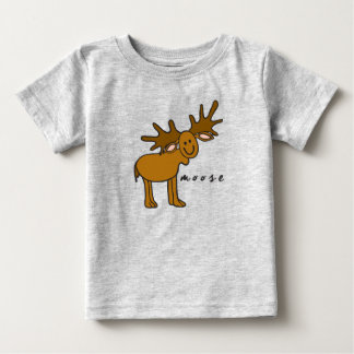 Moose Baby Top or T-Shirt (with base)