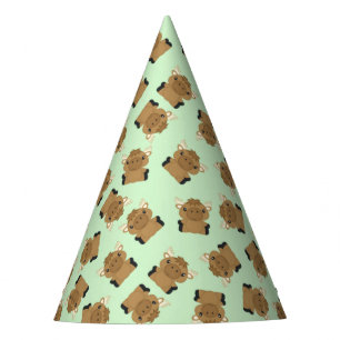 Moose Birthday Party Green Hat