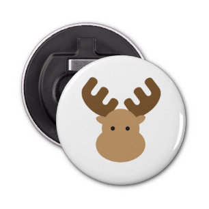 Moose Bottle Opener Fridge Magnet