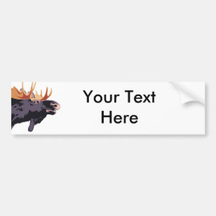 MOOSE BUMPER STICKER