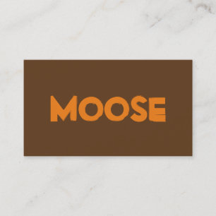 Moose Business Cards