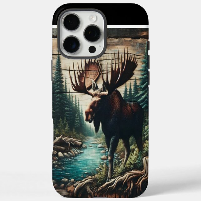 Moose by the Stream Case-Mate iPhone Case (Back)