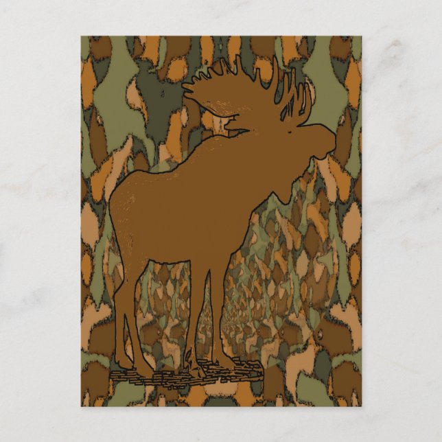 Moose Camouflage Gifts and Invitations (Front)