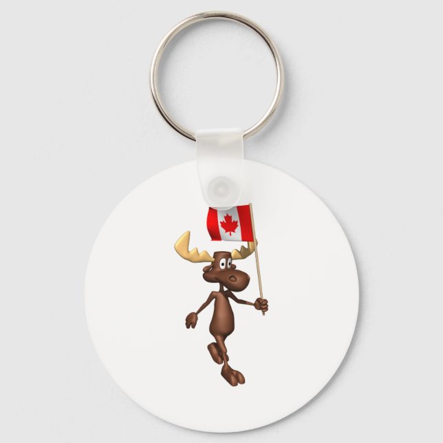 Moose Canada Key Ring (Front)
