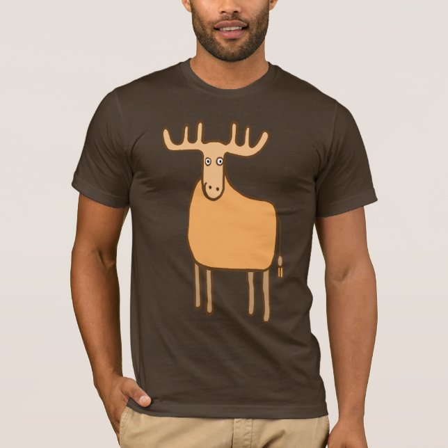 moose caribou reindeer T-Shirt (Front)