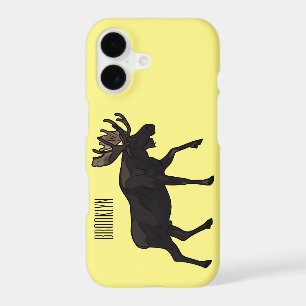 Moose cartoon illustration