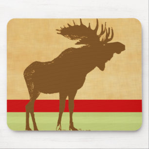 Moose Christmas Mouse Mat