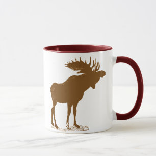 Moose Christmas Mug