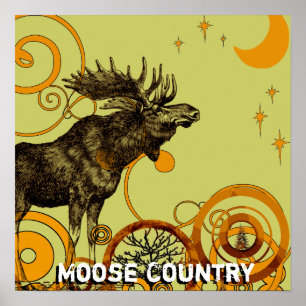 Moose Country Poster