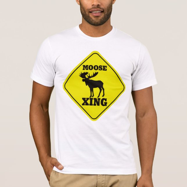 Moose Crossing T-Shirt (Front)
