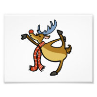 Moose dancing cartoon | choose background colour