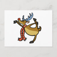 Moose dancing cartoon | choose background colour