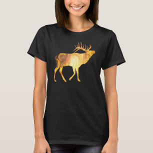 Moose Deer Reindeer Animal Motif Wilderness Forest T-Shirt
