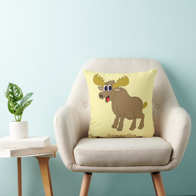 Moose Design Personalised Cushion (Chair)