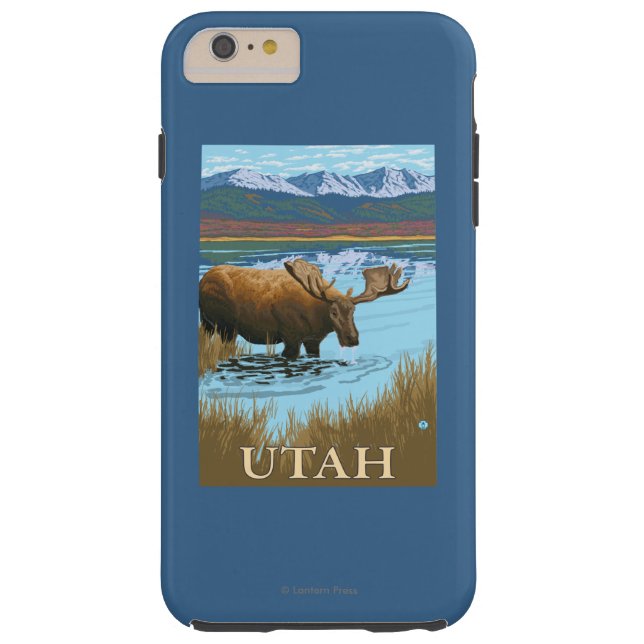 Moose DrinkingUtah Case-Mate iPhone Case (Back)