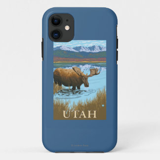 Moose DrinkingUtah iPhone 11 Case