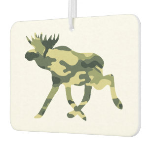 Moose / Elk Woodland Camouflage / Camo Car Air Freshener
