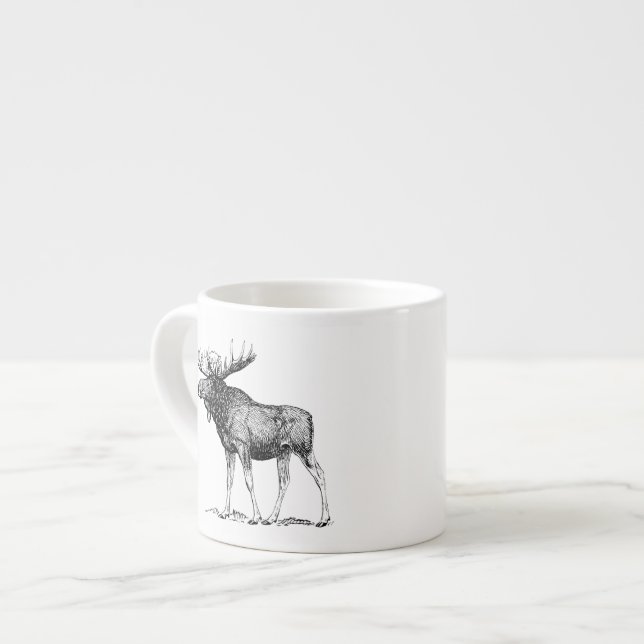Moose Espresso Cup (Front Left)
