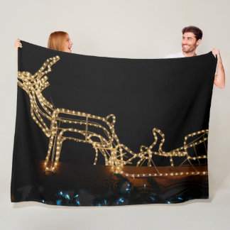 moose fleece blanket