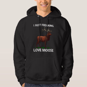 Moose For Men Women Elk Deer Animal Moose  7 Hoodie