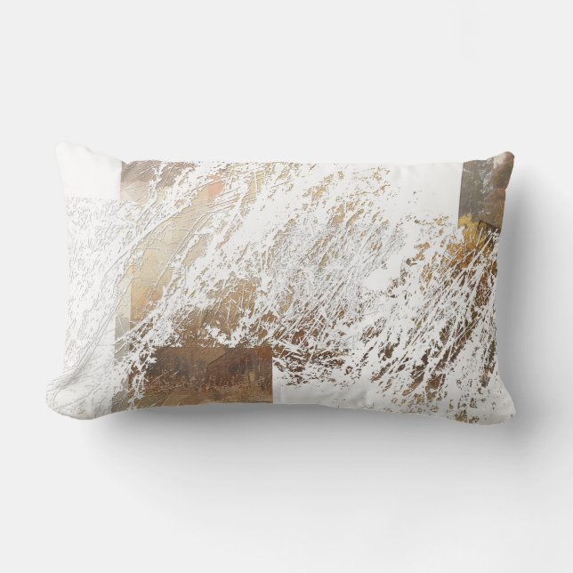 Moose from Tetons reversible lumbar pillow (Front)