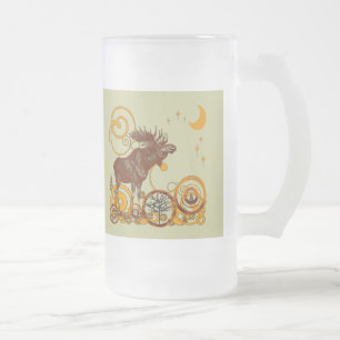 Moose Frosted Mug