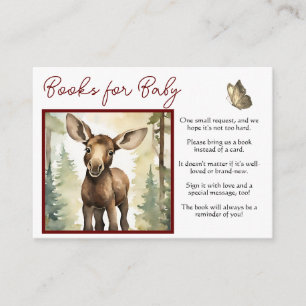 Moose Gender Neutral Books for Baby Enclosure Card