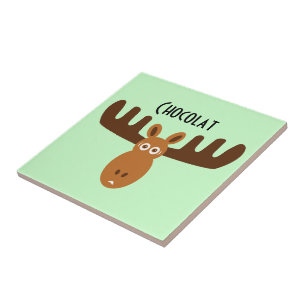 Moose Head_Chocolat Tile