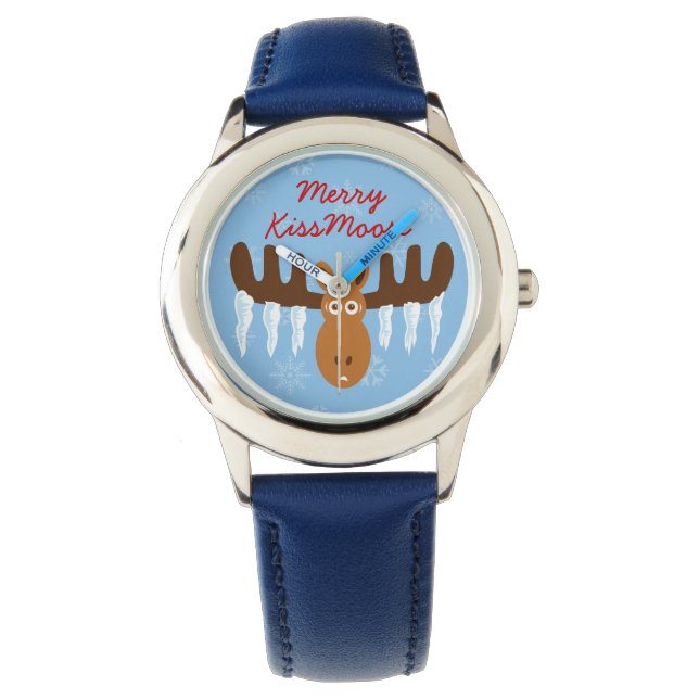 Moose Head_Icicle Antlers_Merry KissMoose Watch (Front)