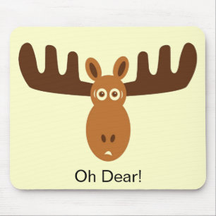 Moose Head_Oh Dear! Mouse Mat