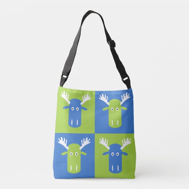 Moose Head Pop Art bags (Back)