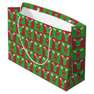 Moose Head Pop Art gift bag