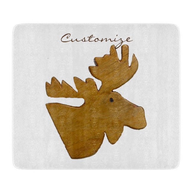 Moose Head Thunder_Cove Cutting Board (Front)